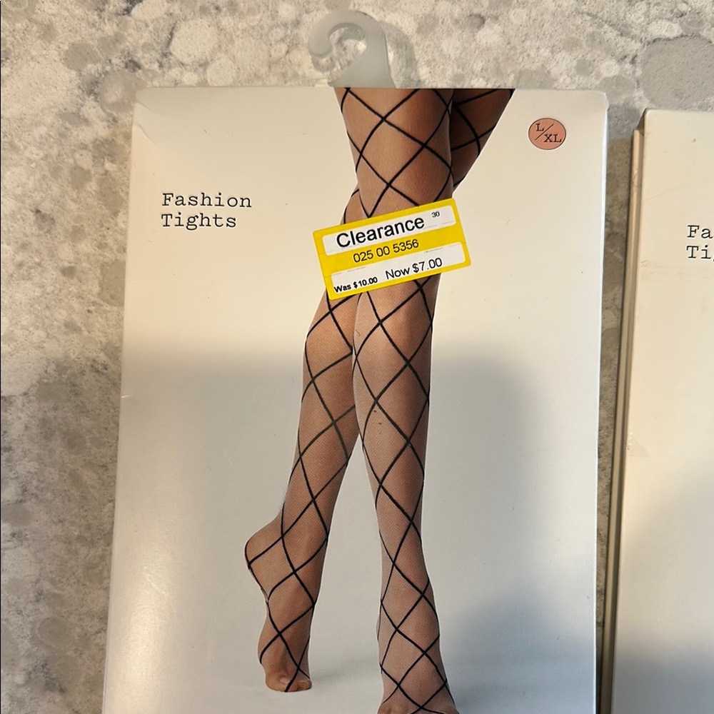 A New Day Black Hosiery Fishnet Tights. 3 pairs